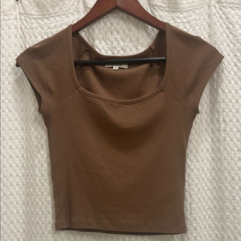 Madewell Crop Tee Shirt XS